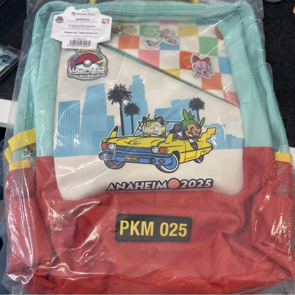 EXCLUSIVE! New 2025 Anaheim Pokemon Center World Championship Pokemon Backpack